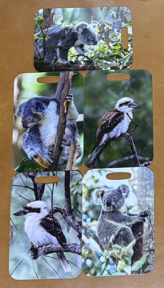 Australian Metal UV Printed Bag Tags